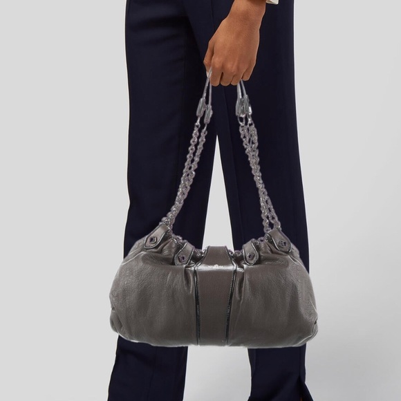 MCM Leather Chain Link Shoulder Bag - Picture 2 of 14